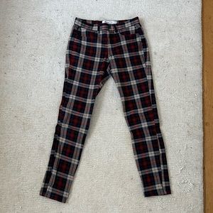 ModCloth Plaid Pull On Pants